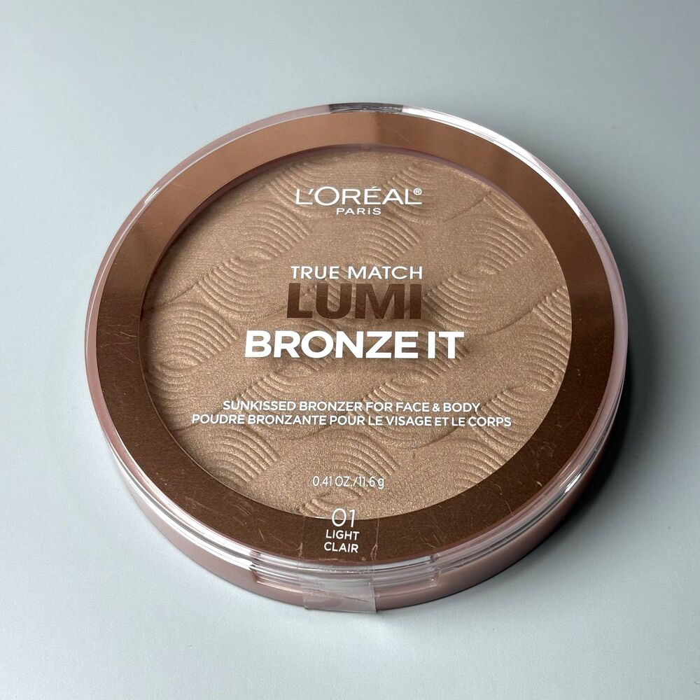 NEW LOREAL PARIS TRUE MATCH LUMI BRONZE IT  # 01 Light Clair